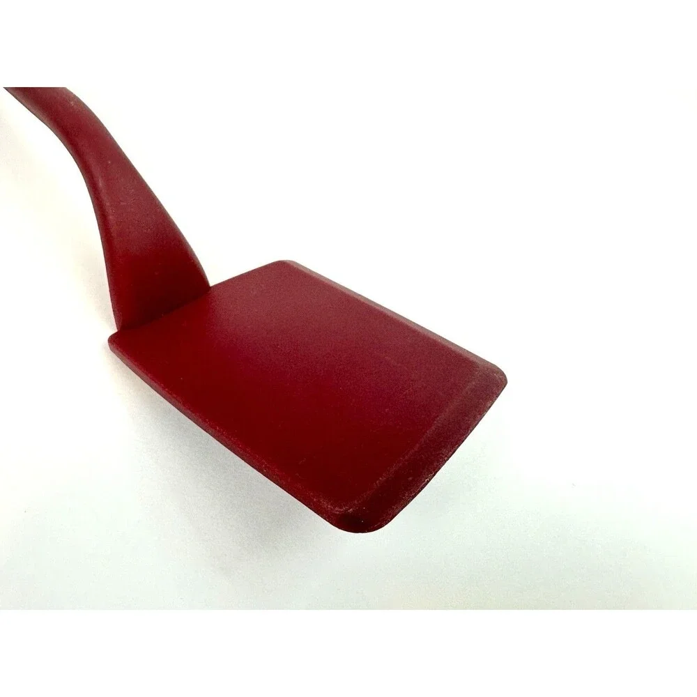 Bialetti Maroon 12” Spatula Heat Resistant Kitchen Turner with Hanging Hook